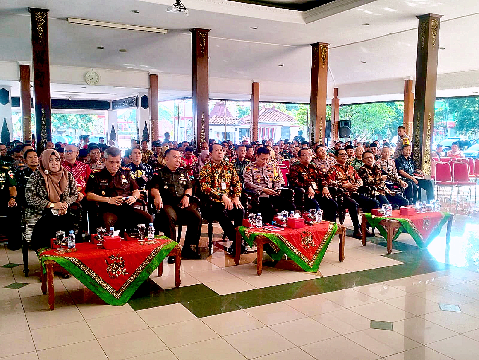 Bawaslu Wonogiri mengikuti Sinergitas 6 Pilar Dalam Rangka Mengamankan Pemilu 2024