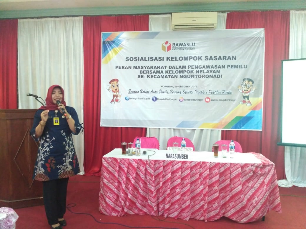 SOSIALISASI DENGAN KELOMPOK SASARAN TERUS DIGENCARKAN BAWASLU WONOGIRI