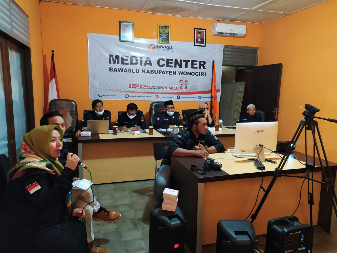 90% RAKOR JAJARAN BAWASLU WONOGIRI AKAN DILAKSANAKAN DENGAN MEDIA DARING