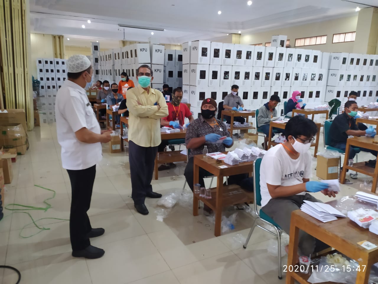 BAWASLU AWASI PENYIAPAN LOGISTIK SURAT SUARA