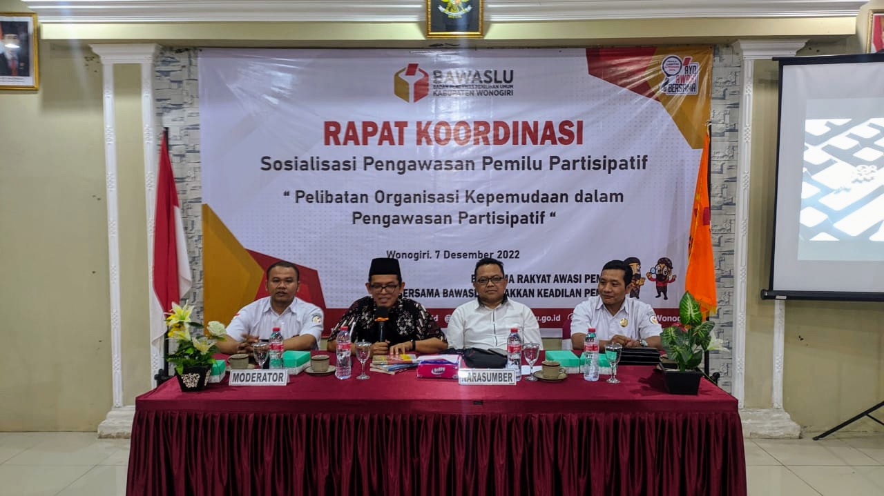 Pelibatan Ormas Kepemudaan dalam Rakor Soswatif