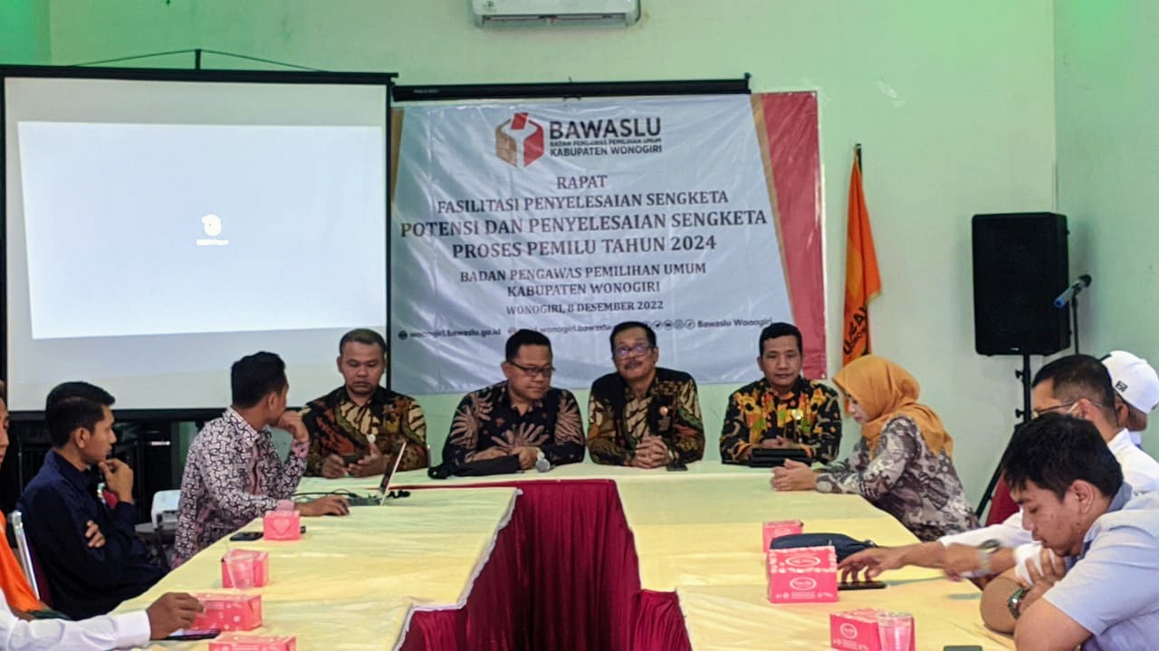 Gelar Rakor Bersama Parpol, Bawaslu Usung Tema Fasilitasi Penyelesaian Sengketa