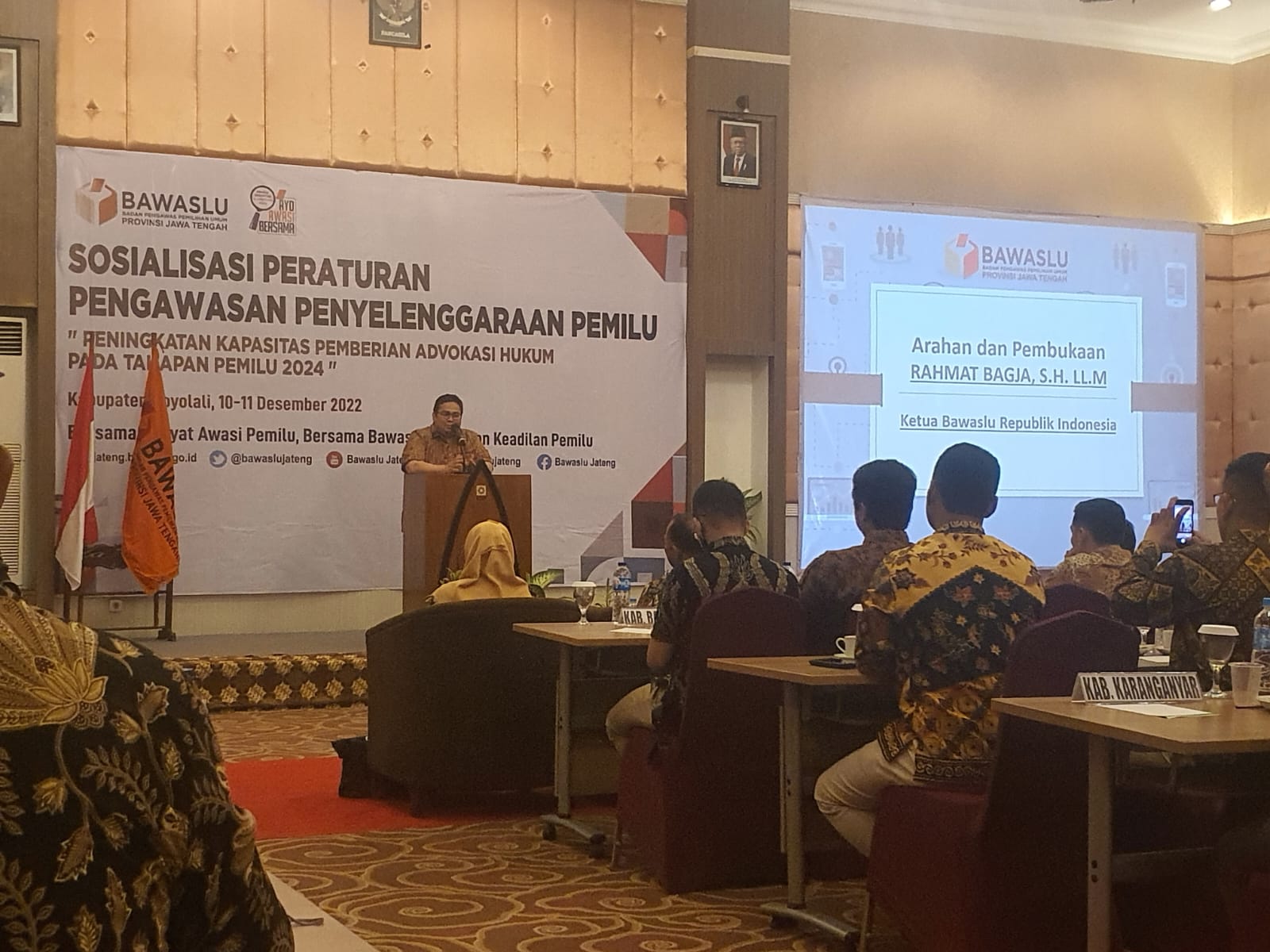 Tingkatkan Kapasitas Advokasi Hukum, Bawaslu Jateng Gelar Sosialisasi Peraturan Pengawasan Pemilu