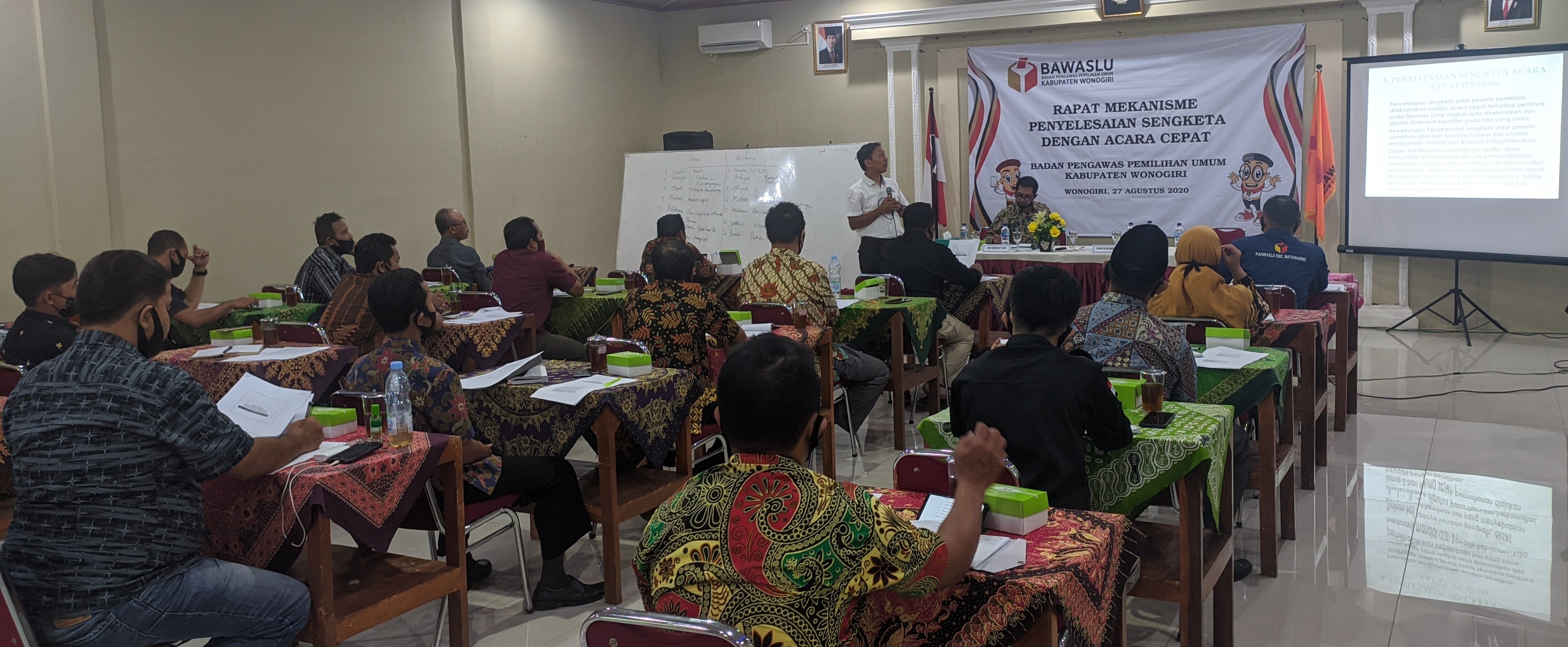 BAWASLU WONOGIRI BEKALI JAJARANNYA DENGAN PENYELESAIAN SENGKETA