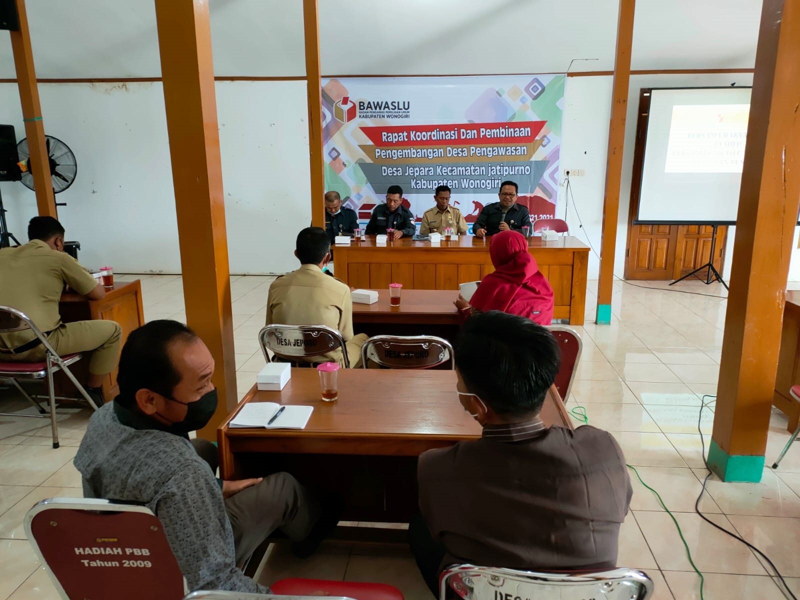 BAWASLU WONOGIRI GELAR PEMBINAAN DESA PENGAWASAN