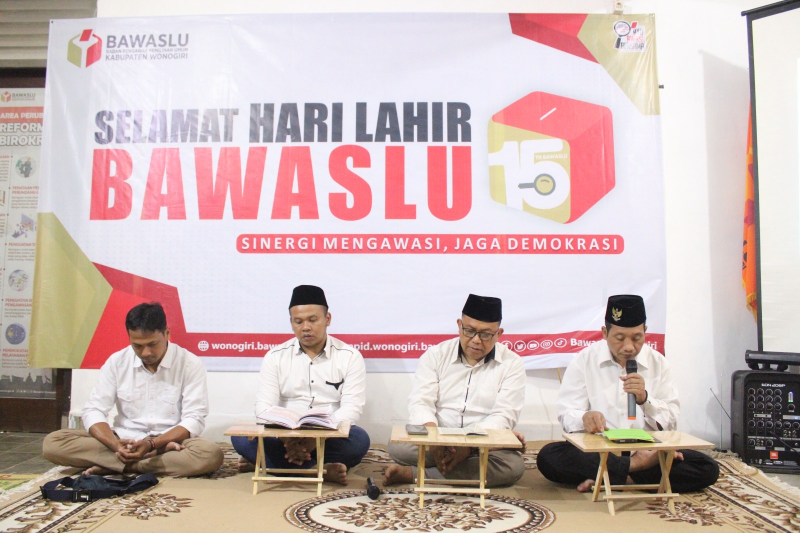 Bawaslu Wonogiri Memperingati HUT Bawaslu Yang Ke-15