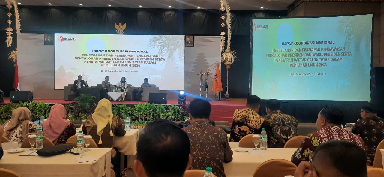 Bawaslu Wonogiri hadiri Rakornas di Bali