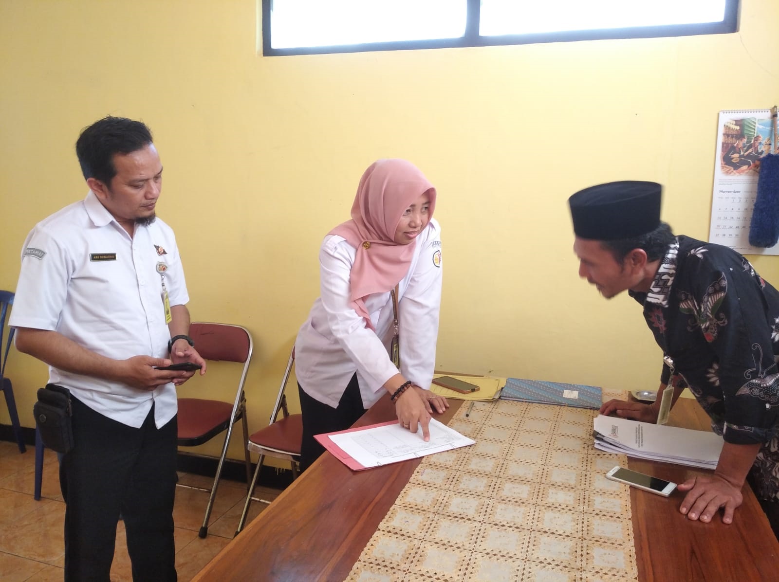 Kordiv SDMO & Diklat Melakukan Monitoring Persiapan Pembentukan PKD di Kec. Slogohimo