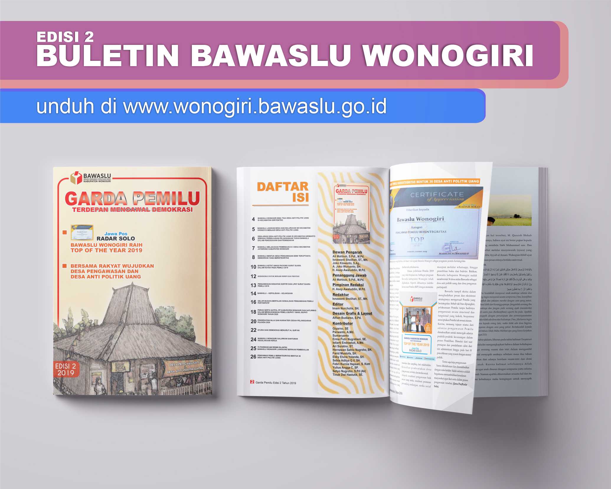 Buletin Bawaslu Wonogiri Edisi 2/2019