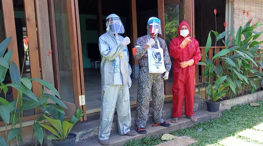 PANWASCAM SIDOHARJO LAKUKAN PENGAWASAN COKLIT DI WILAYAH PASIEN POSITIF COVID-19 