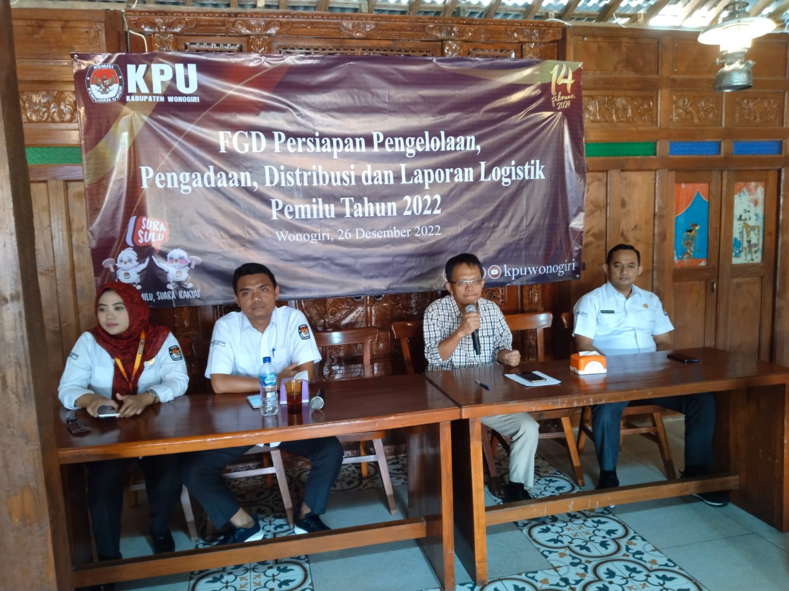 Bawaslu Menghadiri FGD Persiapan Tahapan Logistik 2024
