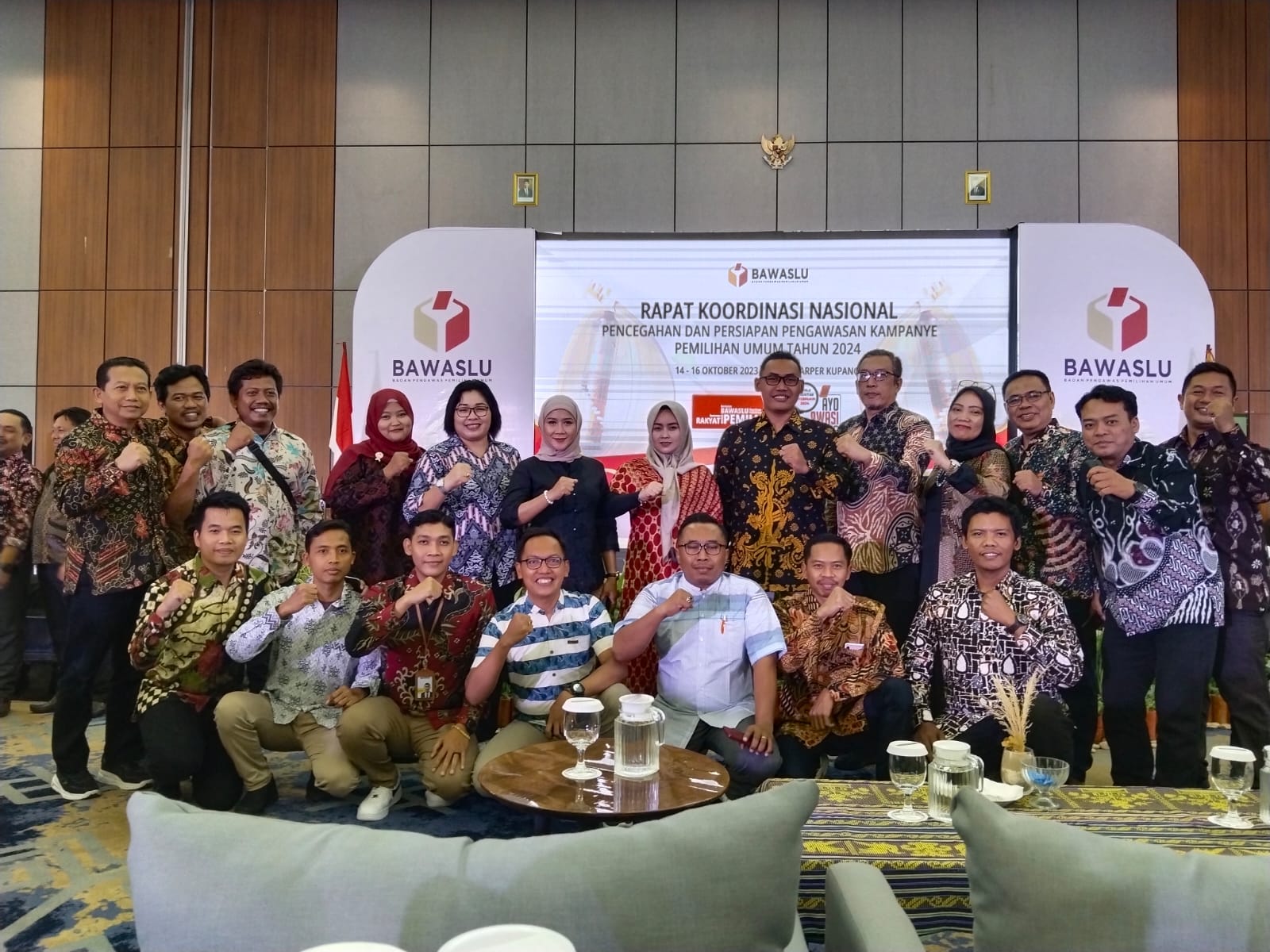 Hadapi Masa Kampanye, Bawaslu Wonogiri Ikuti Rakornas Bersama Seluruh Bawaslu Se-Indonesia