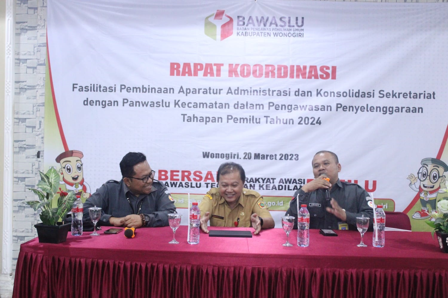 Rakor Fasilitasi Pembinaan dan Konsolidasi Sekretariat Panwaslu Kecamatan