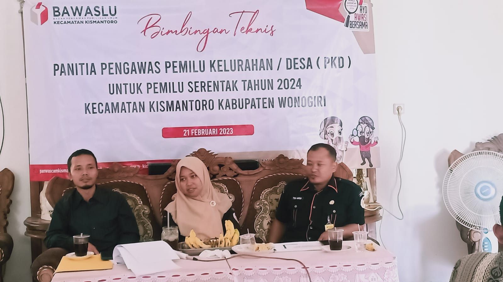 Panwaslu Kecamatan Gelar Bimtek Untuk PKD