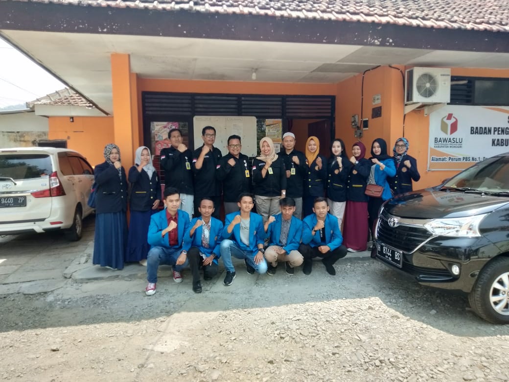 BAWASLU TERIMA KUNJUNGAN KELOMPOK MAHASISWA KAMPUS DUTA BANGSA (KEMAS)