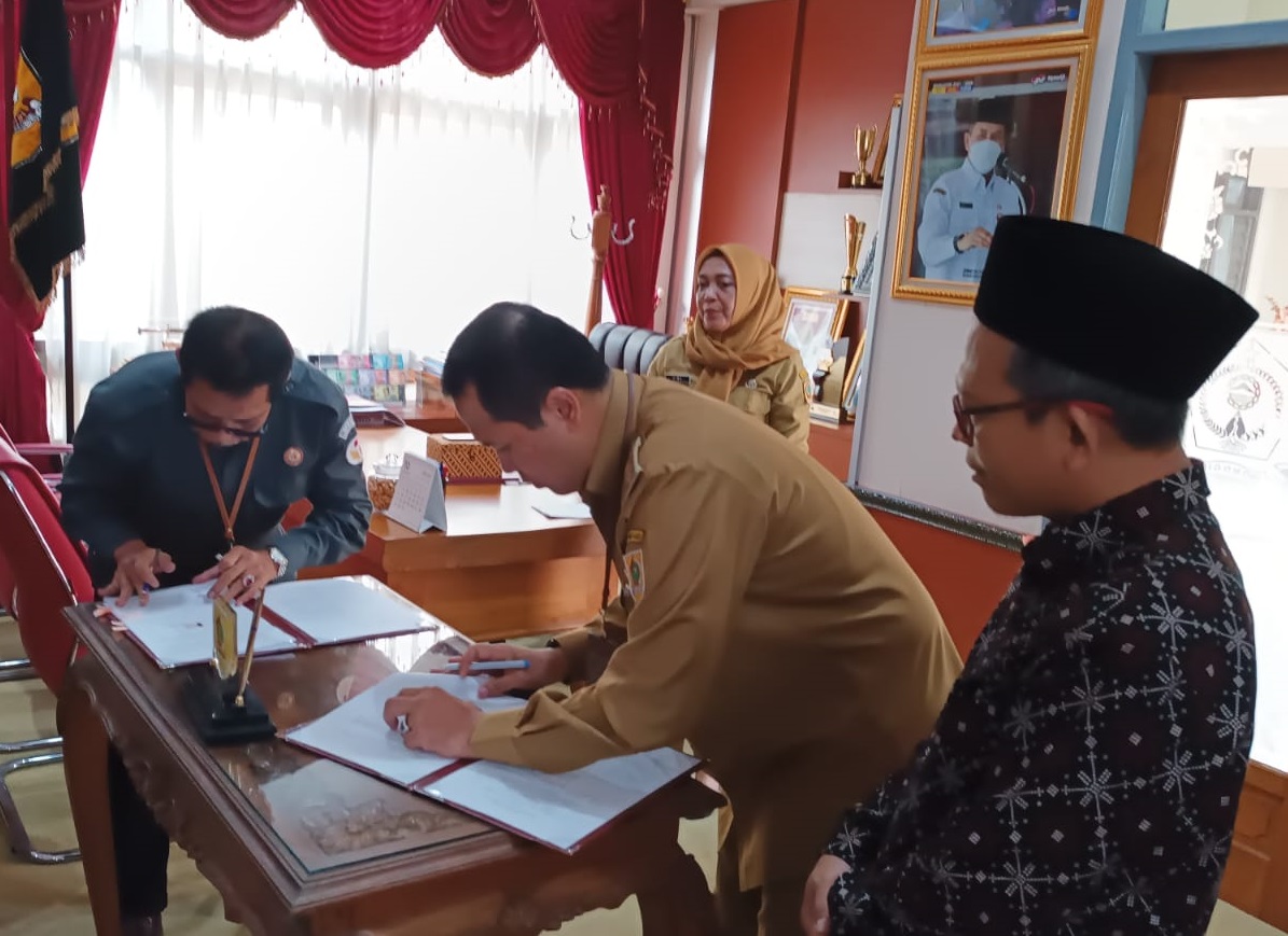 Penandatanganan NPHD Oleh Bupati Wonogiri