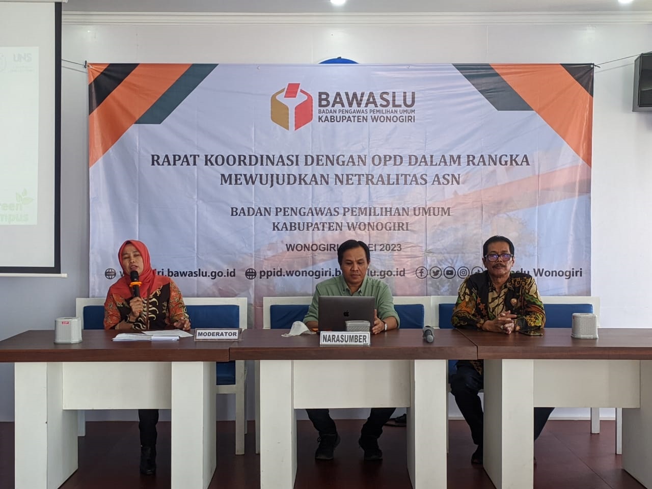 Bawaslu Gelar Rapat Koordinasi Dengan OPD