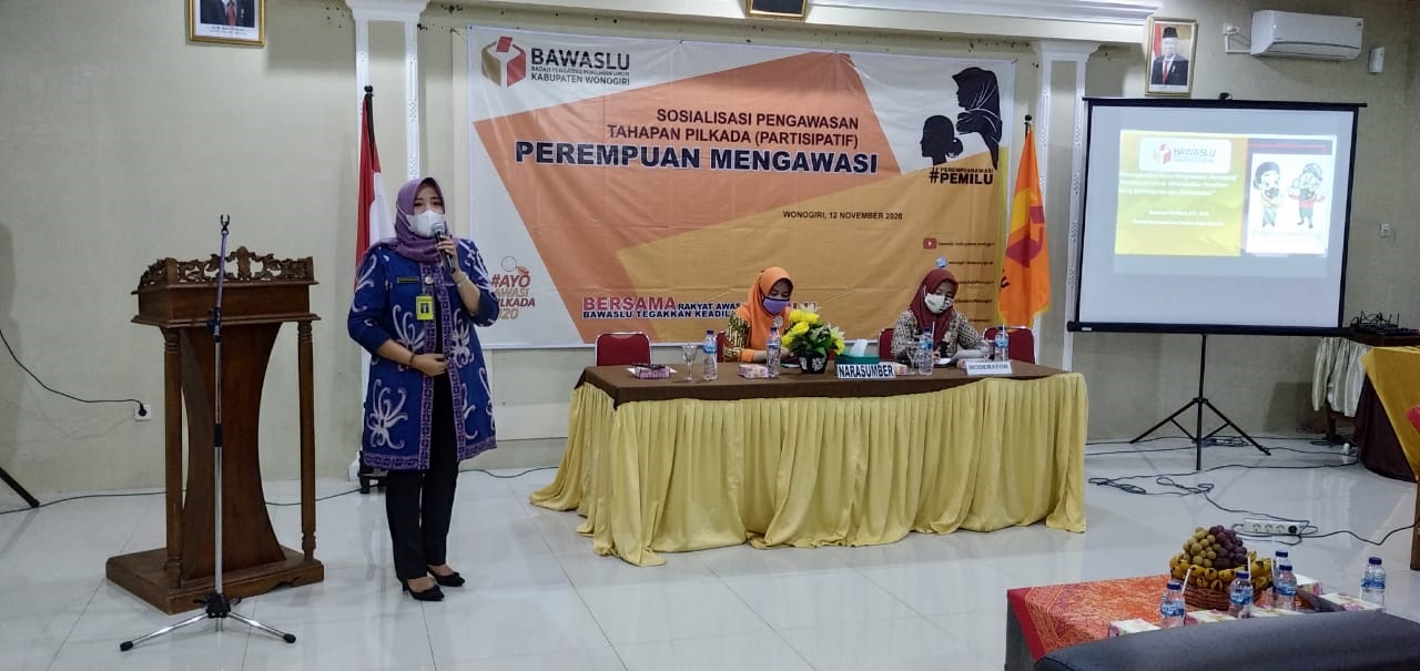 SINERGIKAN KAUM PEREMPUAN, BAWASLU AJAK KAUM PEREMPUAN AWASI PILKADA 2020