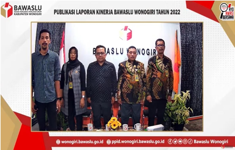 Bawaslu Wonogiri Gelar Publikasi Kinerja Di Akhir Tahun 2022