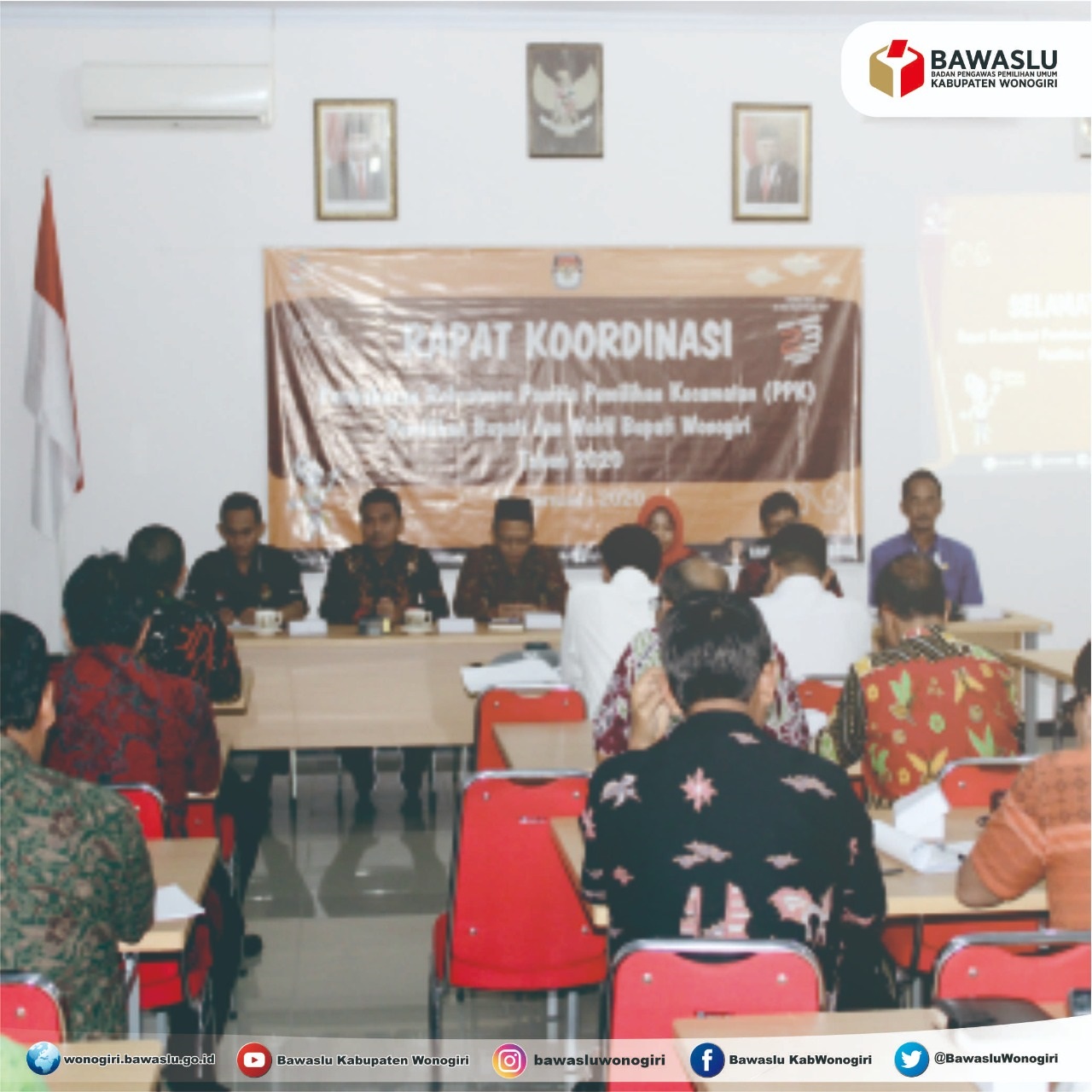 KPU GELAR RAKOR PEMBAHASAN REKRUTMEN PPK, BAWASLU BERI MASUKAN