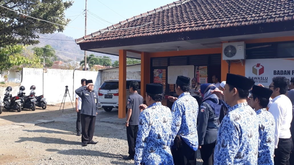 BAWASLU WONOGIRI GELAR UPACARA HAORNAS KE XXXVI