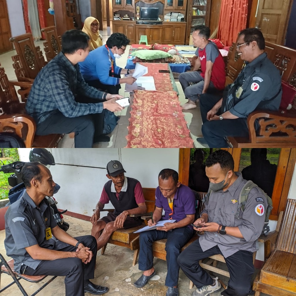 Bawaslu Wonogiri Melakukan Pengawasan Verifikasi Faktual Keanggotaan bersama Panwaslu Kecamatan