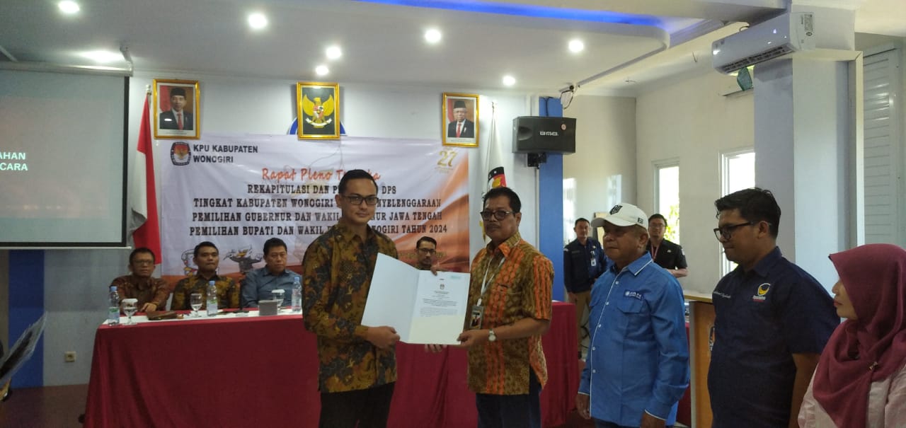 Pleno Penetapan DPS Pemilihan 2024