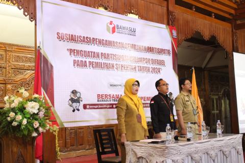 Bawaslu Wonogiri Libatan Kelompok Difabel dalam Pengawasan Partisipatif
