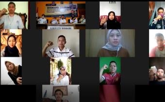 Bawaslu Wonogiri Menggelar Webkusi SKPP Daring