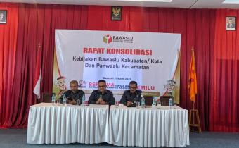 Bawaslu Lakukan Giat Konsolidasi Kebijakan Dengan Panwascam