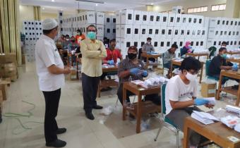 BAWASLU AWASI PENYIAPAN LOGISTIK SURAT SUARA