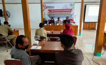BAWASLU WONOGIRI GELAR PEMBINAAN DESA PENGAWASAN