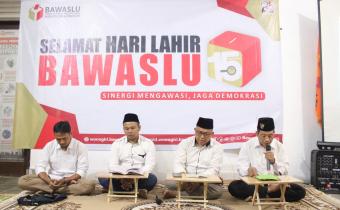 Bawaslu Wonogiri Memperingati HUT Bawaslu Yang Ke-15
