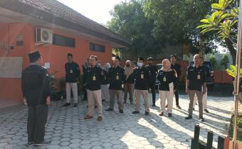 TAHAPAN PEMILU 2024 DIMULAI, BAWASLU WONOGIRI GELAR APEL SIAGA PENGAWASAN