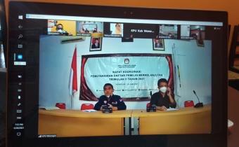 KPU GELAR RAKOR PDPB, BAWASLU BERHARAP ADA KERJASAMA YANG OPTIMAL DENGAN PIHAK-PIHAK TERKAIT.