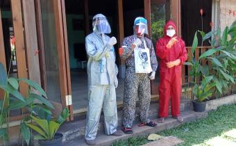 PANWASCAM SIDOHARJO LAKUKAN PENGAWASAN COKLIT DI WILAYAH PASIEN POSITIF COVID-19 