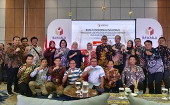 Hadapi Masa Kampanye, Bawaslu Wonogiri Ikuti Rakornas Bersama Seluruh Bawaslu Se-Indonesia