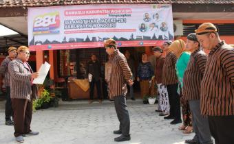 Peringati Hari Jadi Wonogiri Ke 281, Bawaslu Gelar Apel