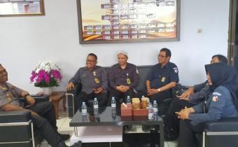 JALIN KERJASAMA, BAWASLU WONOGIRI SILATURAHMI DENGAN KAPOLRES WONOGIRI