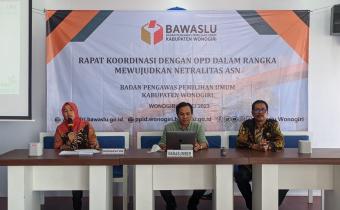Bawaslu Gelar Rapat Koordinasi Dengan OPD