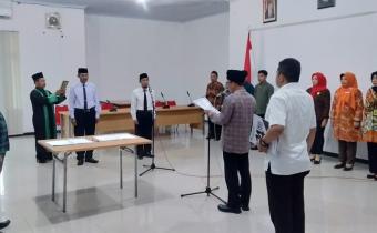 Bawaslu Wonogiri Hadiri Pelantikan PAW PPS di KPU