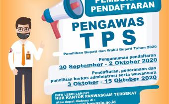 PENDAFTARAN PENGAWAS TPS DIBUKA, SIMAK JADWAL DAN PERSYARATANNYA