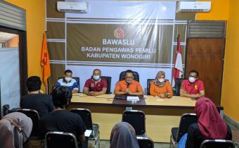 PAW ANGGOTA BAWASLU WONOGIRI TELAH DILANTIK