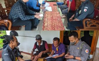 Bawaslu Wonogiri Melakukan Pengawasan Verifikasi Faktual Keanggotaan bersama Panwaslu Kecamatan