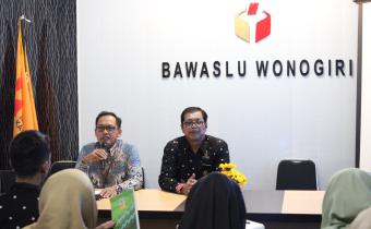 bimbingan teknis bersama panwaslu kecamatan se-kabupaten wonogiri