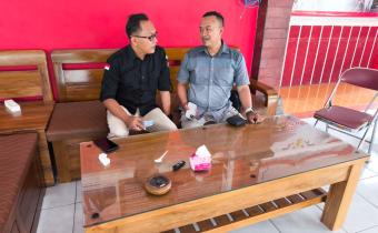 Anggota Bawaslu, Mugiyono melakukan Uji Petik